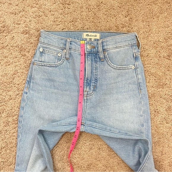 Madewell The Perfect Vintage High Rise Tapered Leg Jeans in Fiore Wash Size 23 - Picture 13 of 15